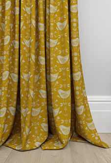 Narvik, Ochre - Made to Measure Curtains